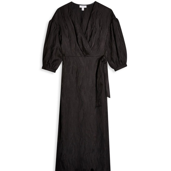 Topshop Wrap Midi Dress - Picture 3 of 4